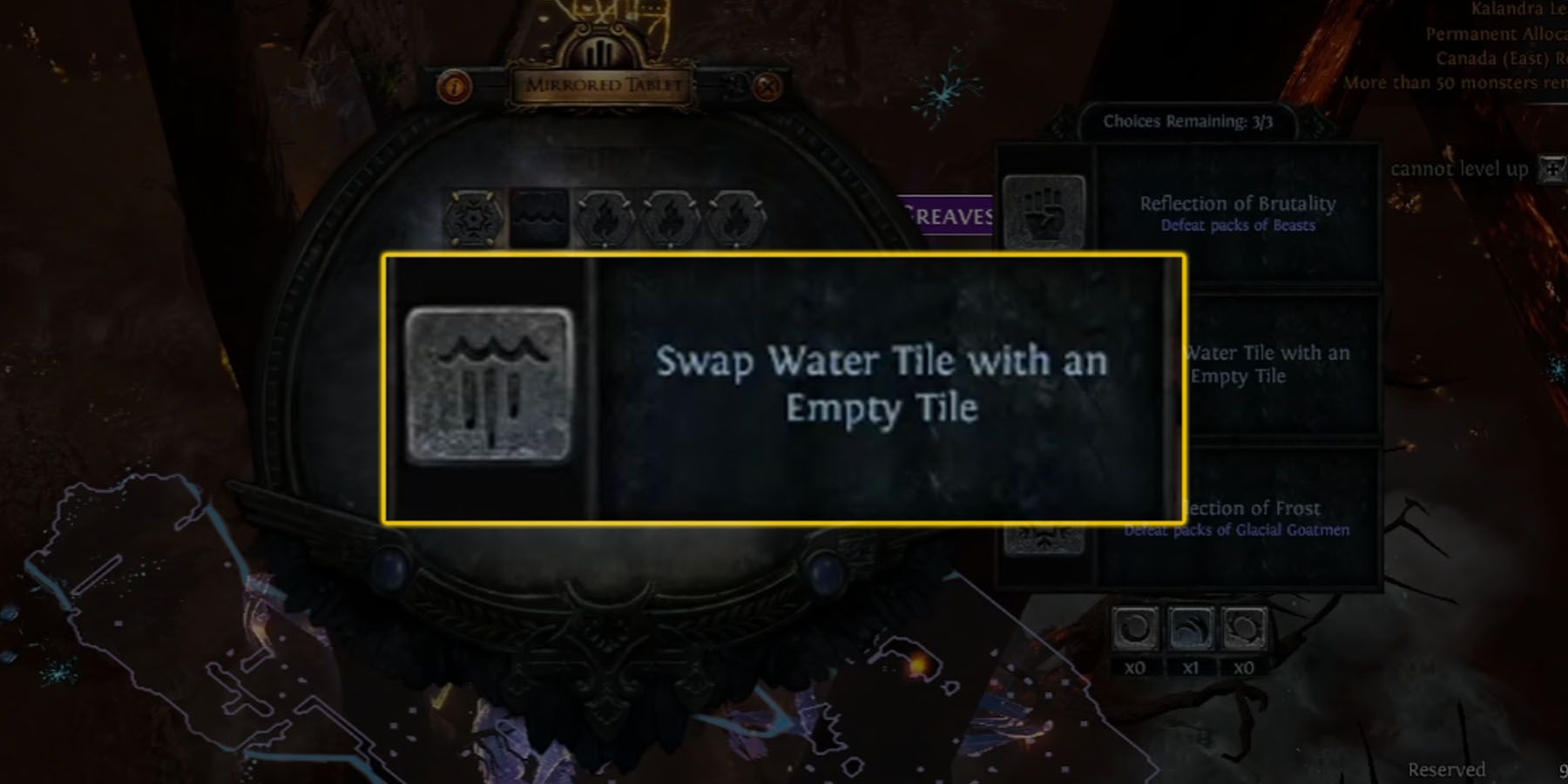 Path Of Exile Lake Of Kalandra How To Use The Mirrored Tablet