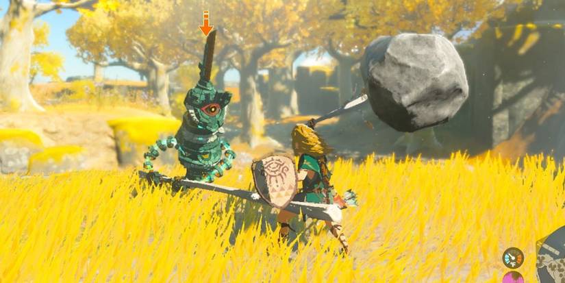 A sword and rock fusion in The Legend of Zelda: Tears of the Kingdom.jpg
