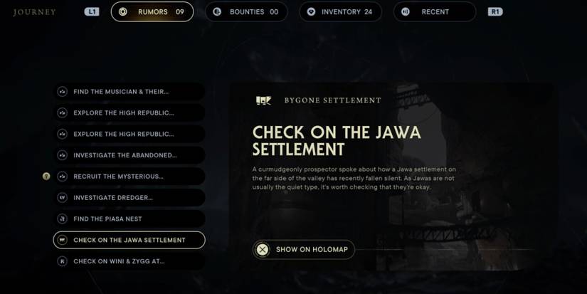 The Check on the Jawa Settlement Rumor in Star Wars Jedi: Survivor