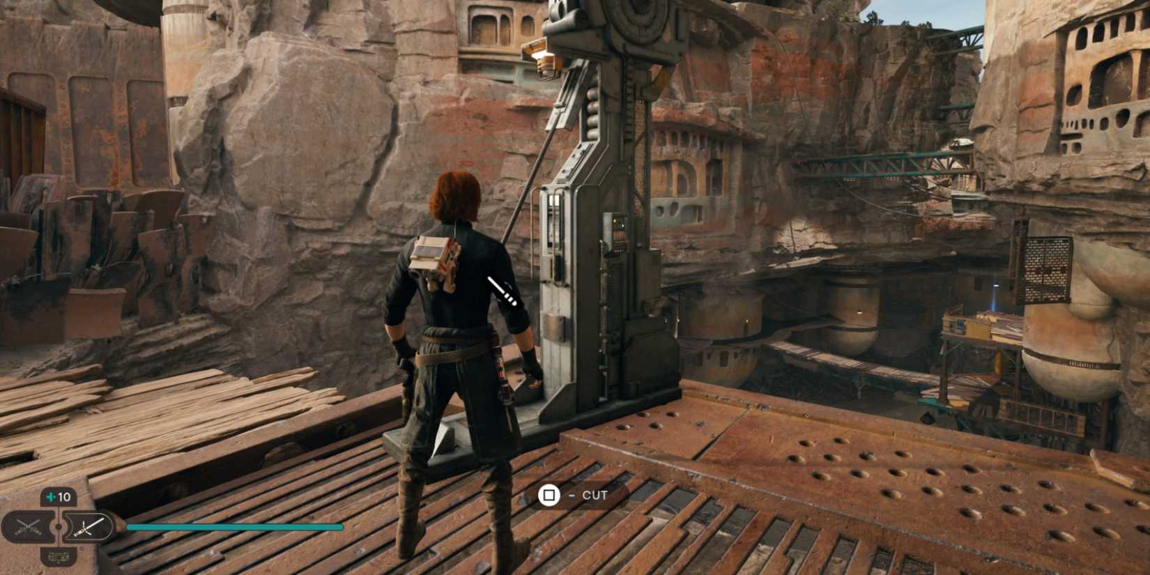 Cal creates a shortcut in Star Wars Jedi: Survivor