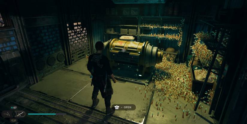 Cal finds a Stim chest in Star Wars Jedi: Survivor