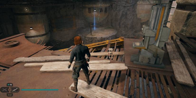 Cal creates a shortcut in Star Wars Jedi: Survivor