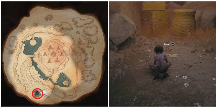 Gollum finds the Shard Collectible in The Lord of the Rings: Gollum