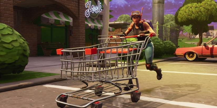 shopping cart in fortnite