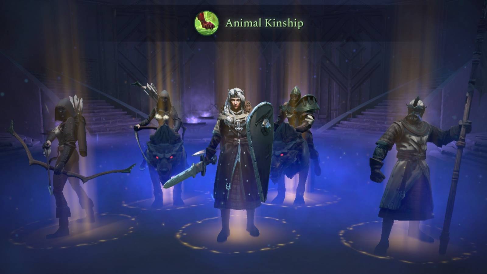 Age of Wonders 4 Animal Kinship Transformation Spell being cast