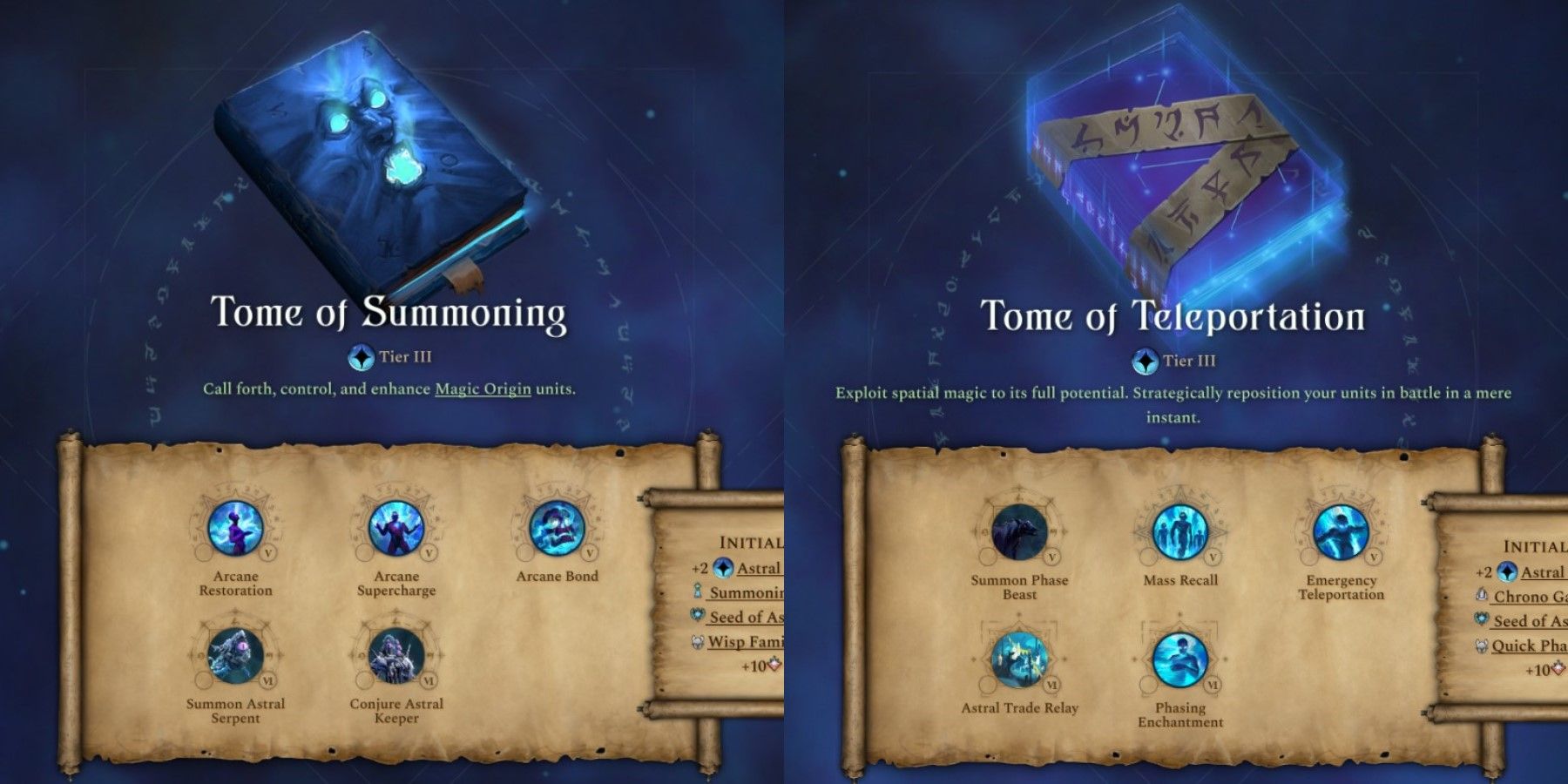 Age of Wonders Astral Affinity Tomes Tier 3