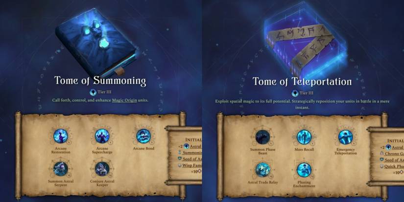 Age of Wonders Astral Affinity Tomes Tier 3