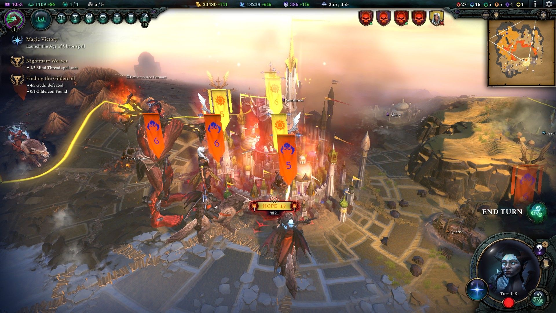 Age of Wonders 4 Caldera Meshara End