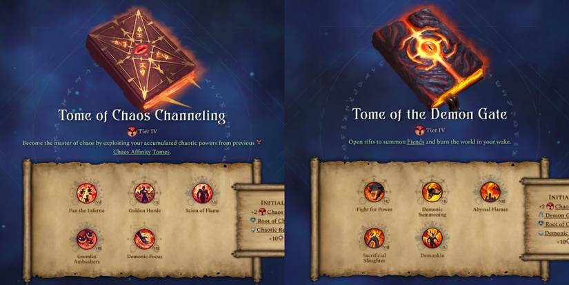 Age of Wonder 4 Chaos Affinity Tomes Tier 4