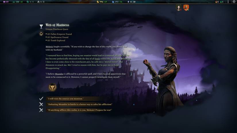 Age of Wonders 4 Court Melenis