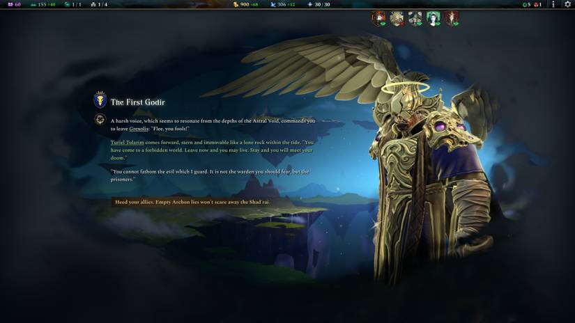 Age of Wonders 4 Grexolis Turiel Tolarim