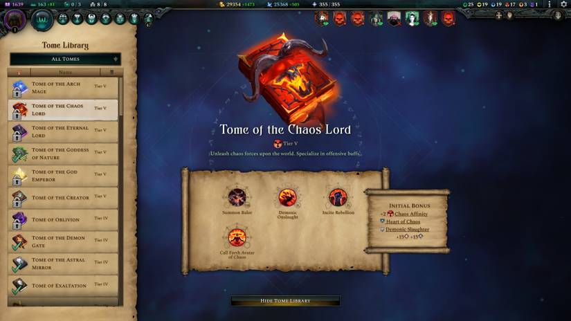 Age of Wonders 4 High Tier Tomes