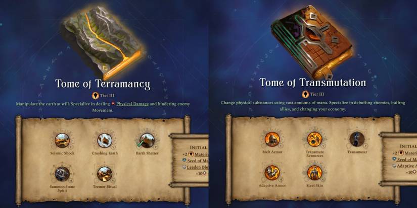 Age of Wonders 4 Materium Affinity Tomes Tier 3