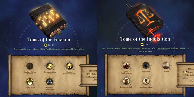 Age of Wonders 4 Order Affinity Tomes Tier 2 