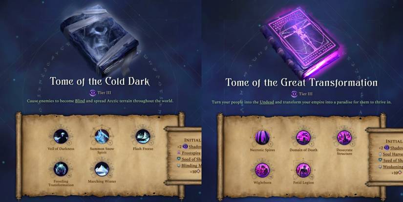 Age of Wonders 4 Shadow Affinity Tomes Tier 3