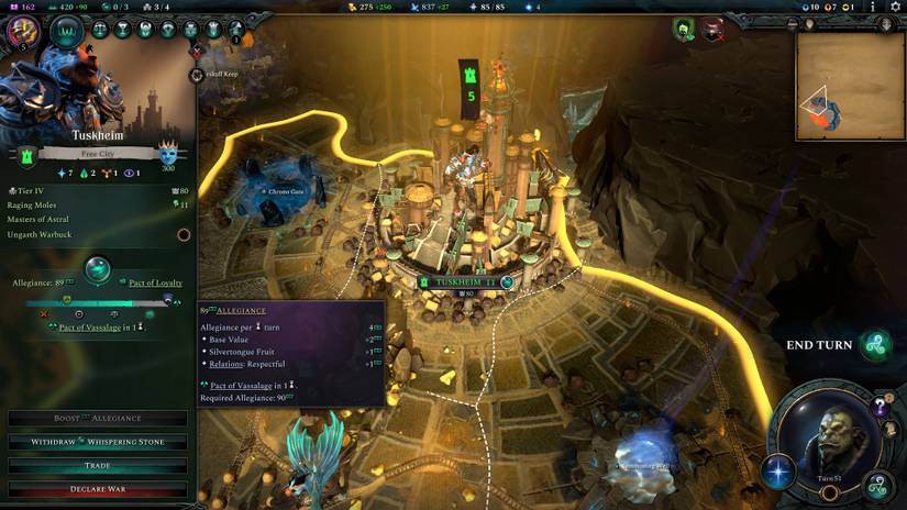 Age of Wonders 4 Vassal Allegiance