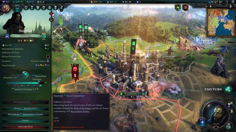 Age of Wonders 4 Vassal Integration