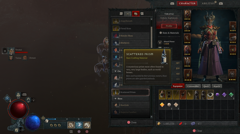 All Crafting & Upgrade Materials and Where to Find Them in Diablo 4 Ore