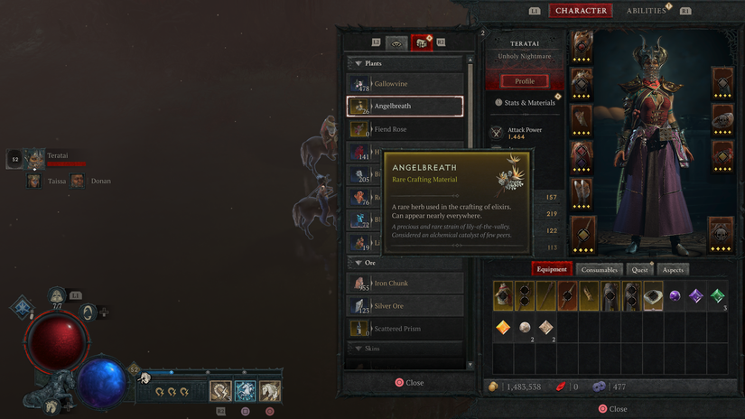 All Crafting & Upgrade Materials and Where to Find Them in Diablo 4 Plants