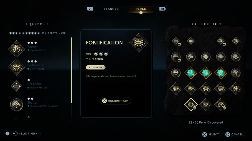 All Perks in Star Wars Jedi Survivor