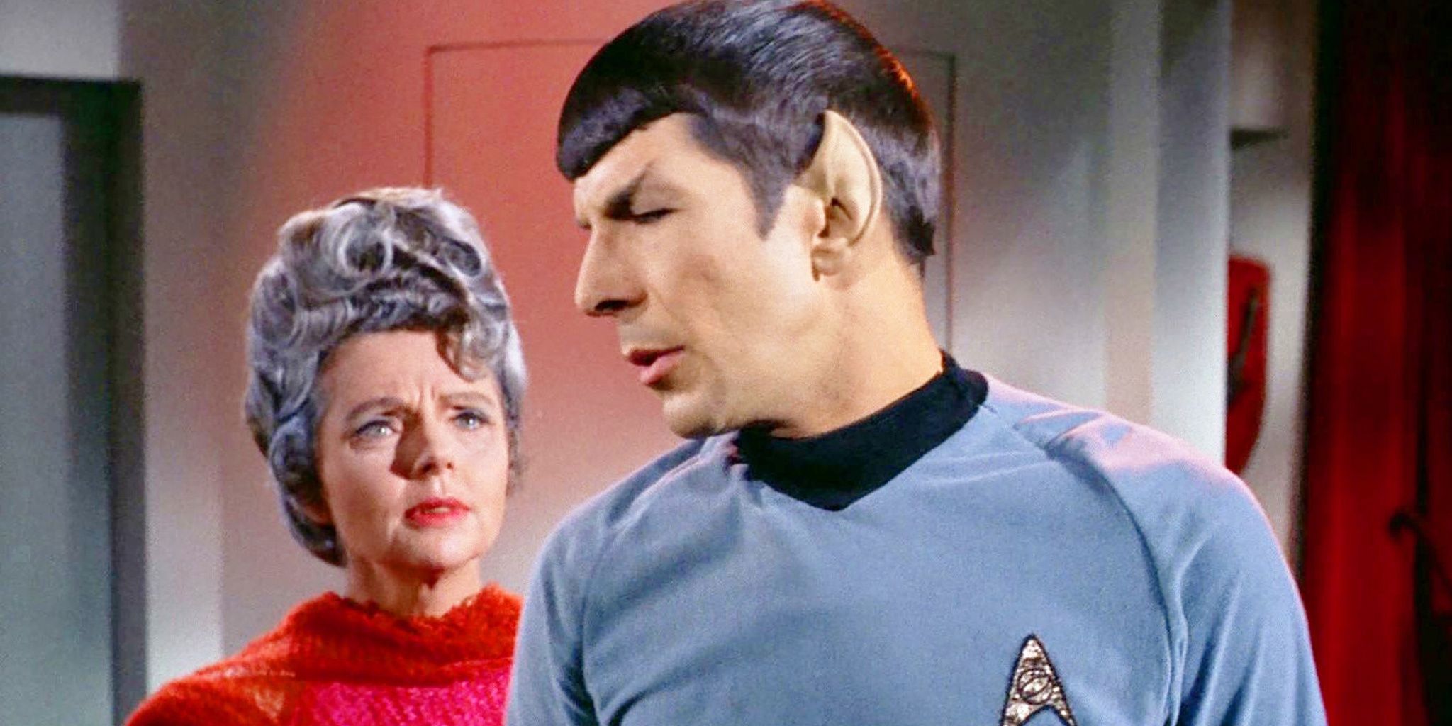 Amanda and Spock in Star Trek