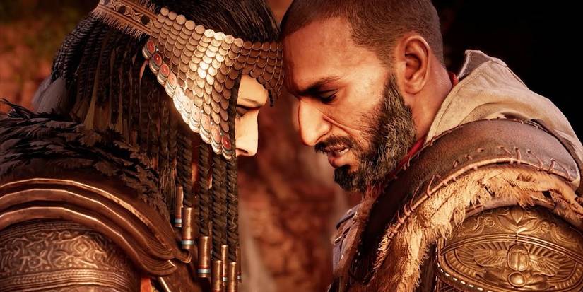 Amunet and Bayek in Assassin's Creed: Origins