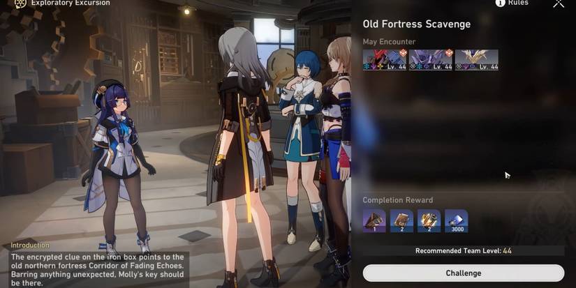 Old Fortress Scavenge subquest in Honkai Star Rail 