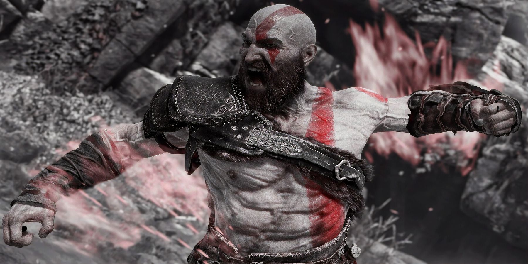 Θυμωμένος Kratos Gao