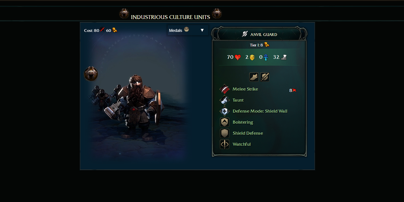 Age of Wonders 4 Anvil Guard Unit