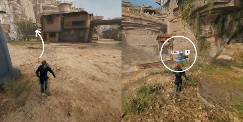 image showing the arakyd heavy barrel location in star wars jedi survivor.