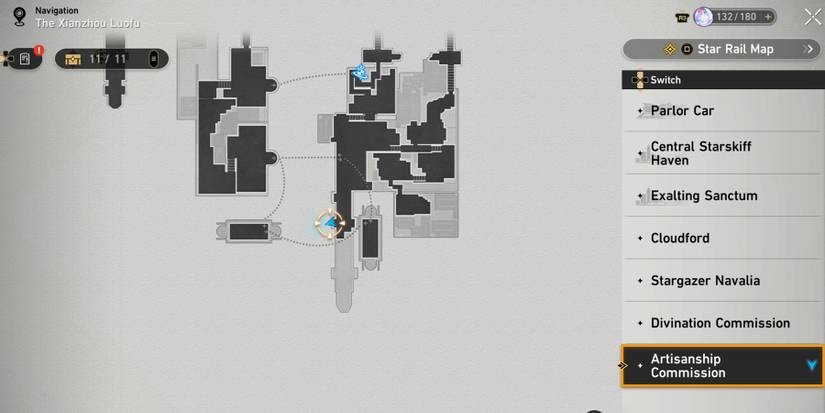 artisanship commission bountiful treasure 8 location in honkai star rail