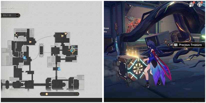 artisanship commission luminflux pyxis puzzle location in honkai star rail