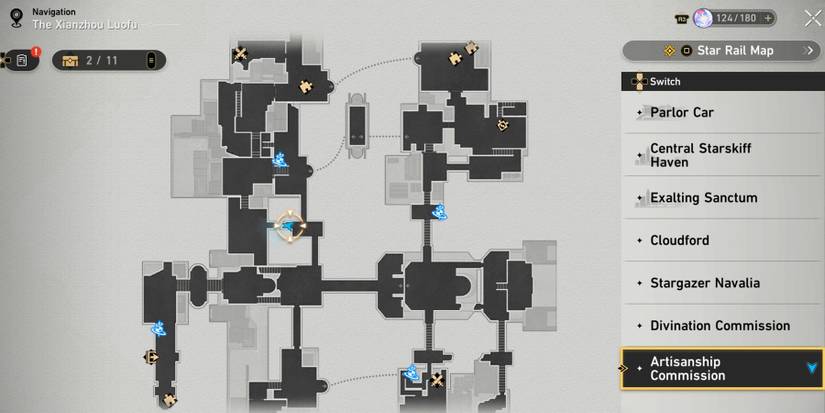 artisanship commission treasure 3 location in honkai star rail