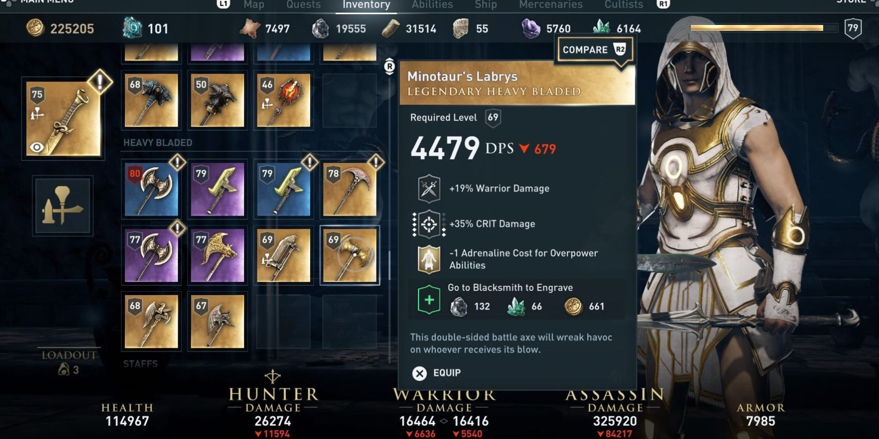 Assassin's Creed Odyssey Minotaur's Labrys