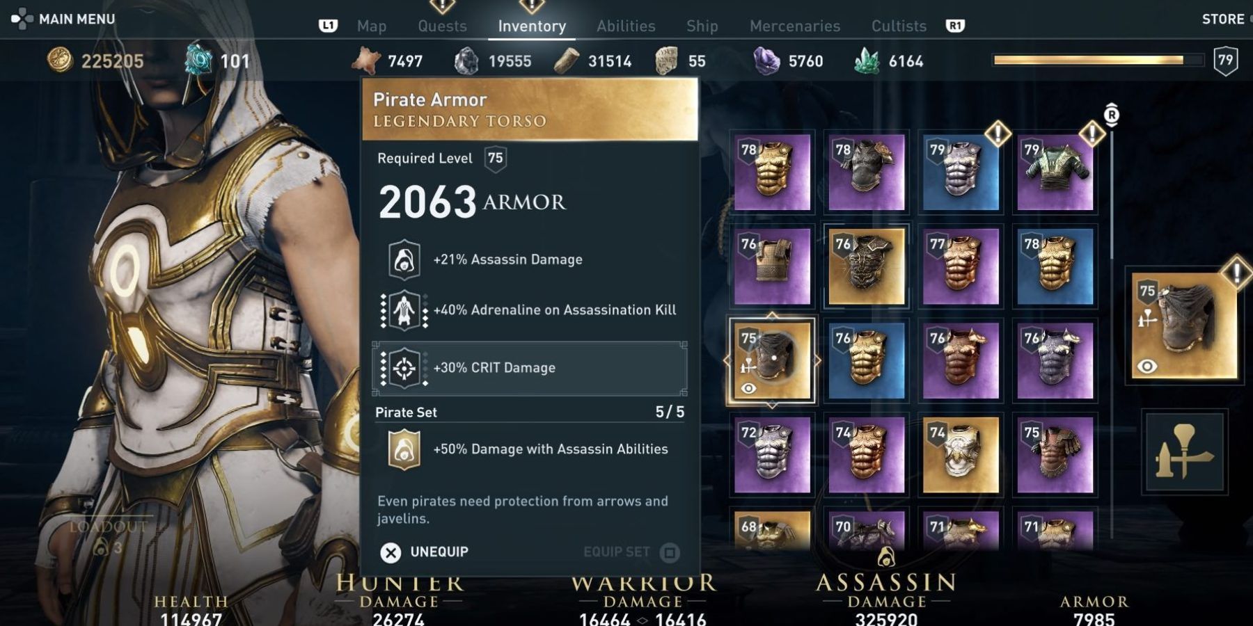 Assassin's Creed Odyssey Pirate Set