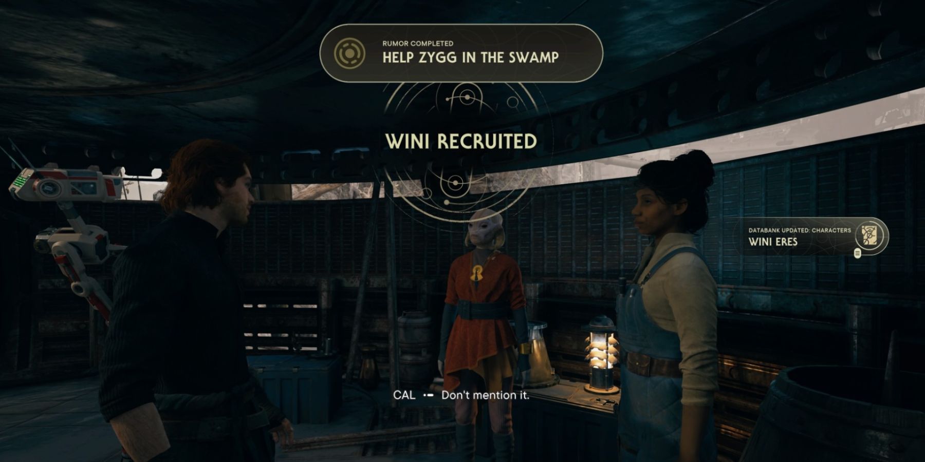 Star Wars Jedi: Survivor - How To Help Zygg In The Swamp (Rumor 