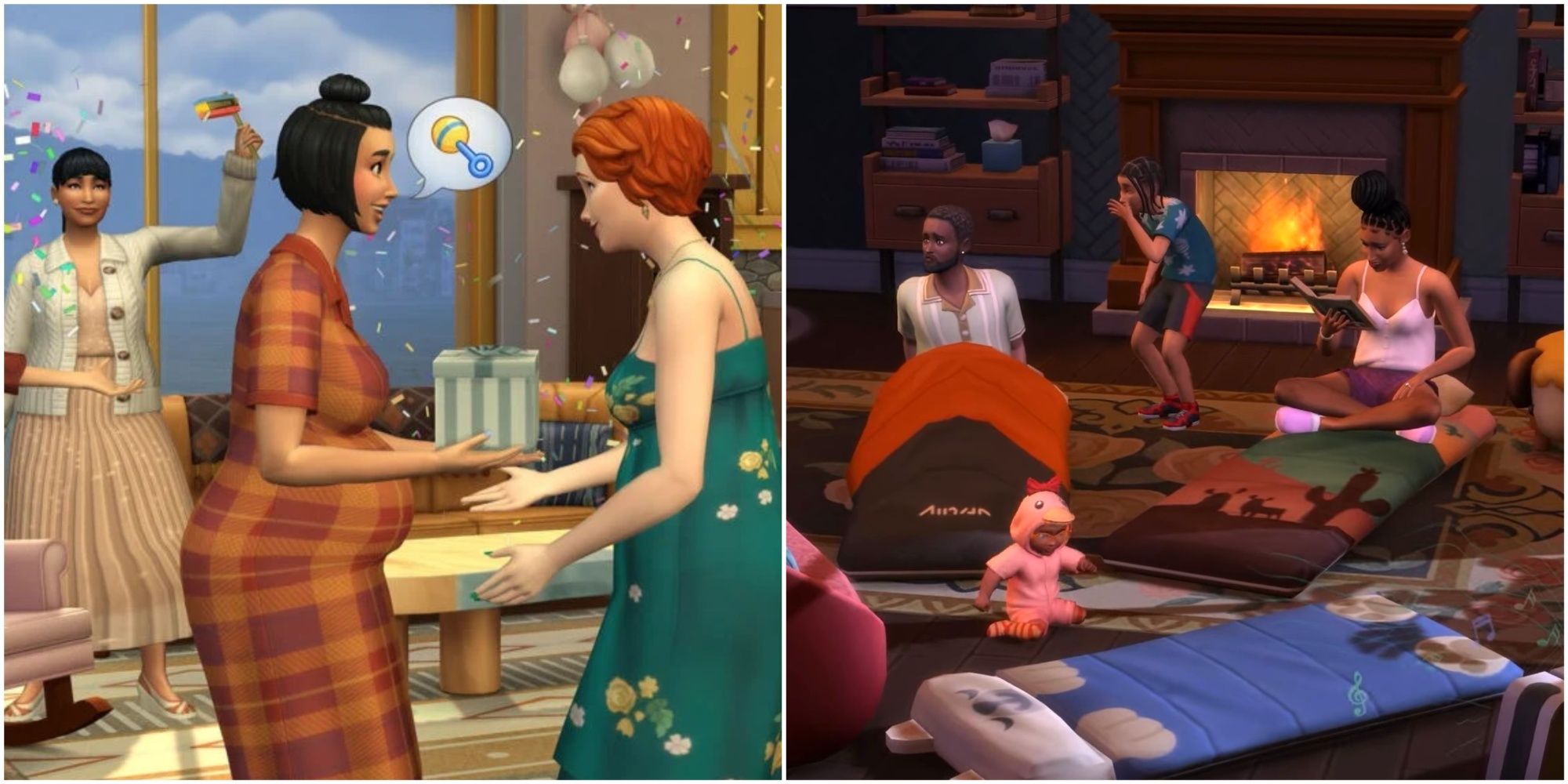Baby Showers and Stay Overs In The Sims 4