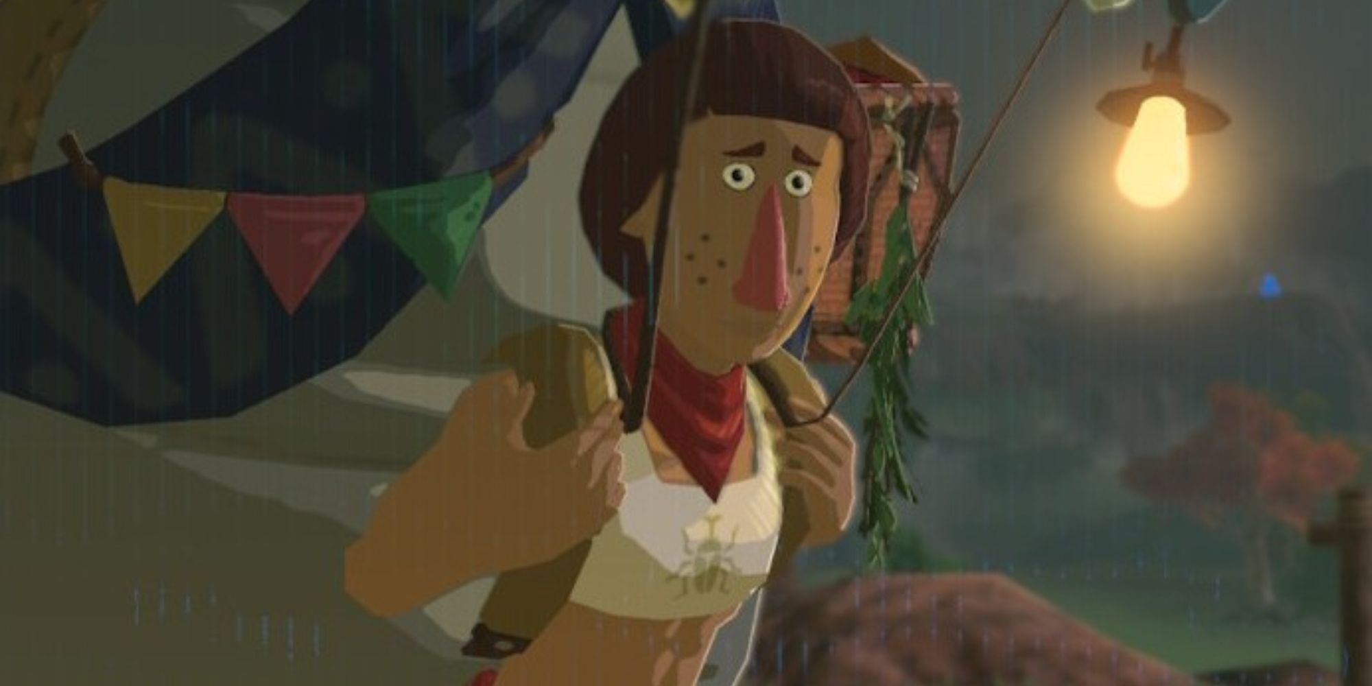 Beedle traveling in Breath of the Wild
