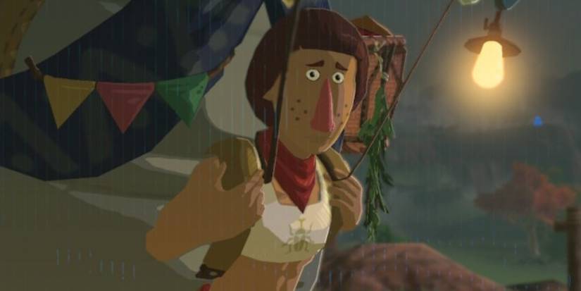 Beedle traveling in Breath of the Wild