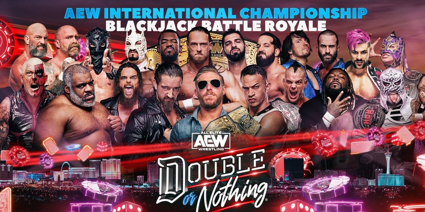 Blackjack Battle Royale graphic for AEW Double or Nothing 2023