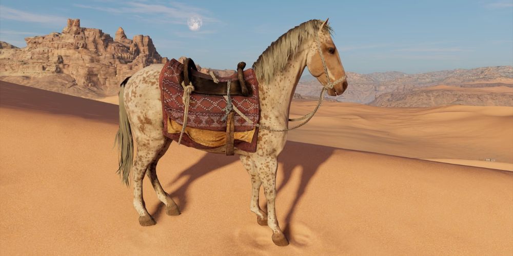 the blazing glory horse from assassin's creed origins