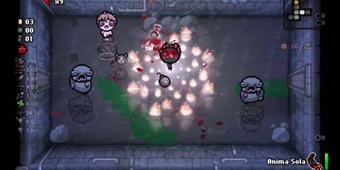 The Binding of Isaac Repentance Dark Esau emerging from the stage