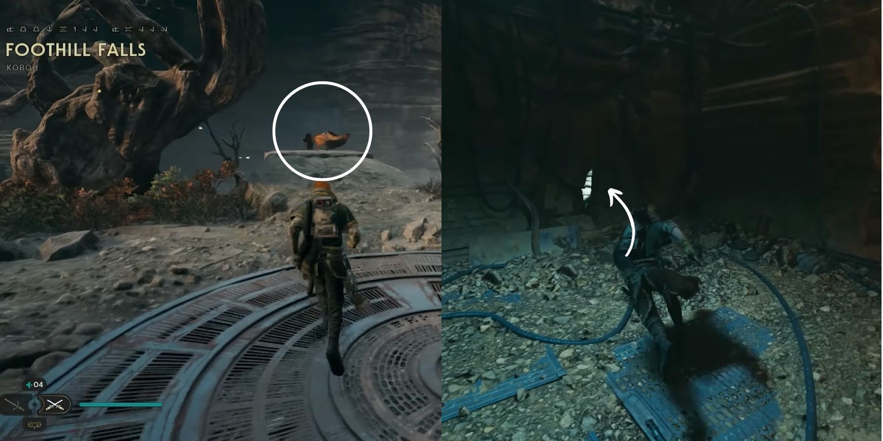 image showing the bomber jacket materials location in star wars jedi survivor.