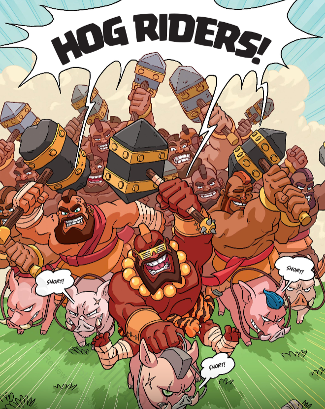 books of clash volume 1 hog riders