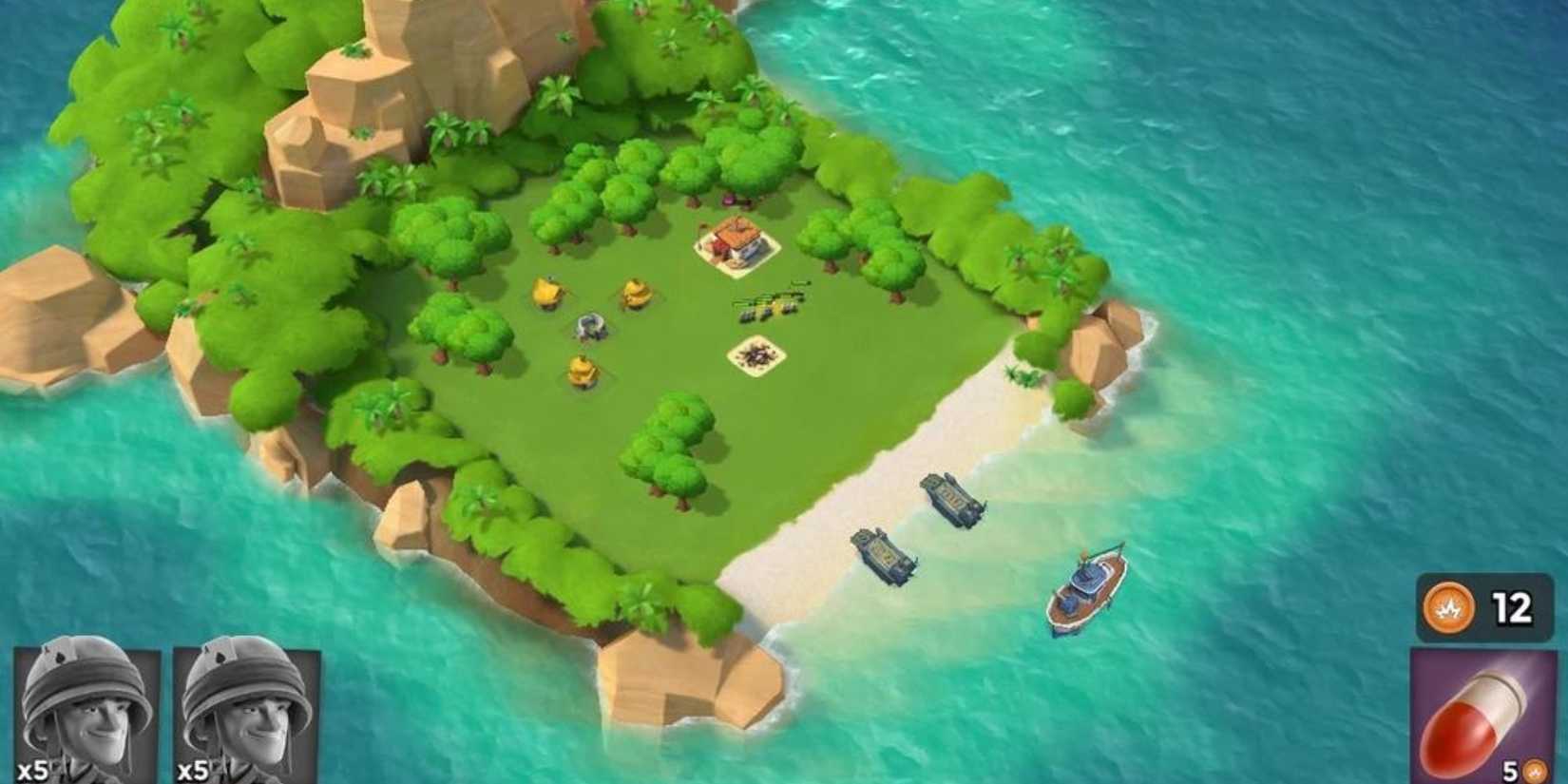 beach in Boom Beach