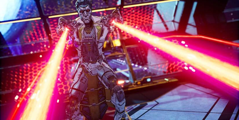 Borderlands 3 Jackbot aiming lasers at screen