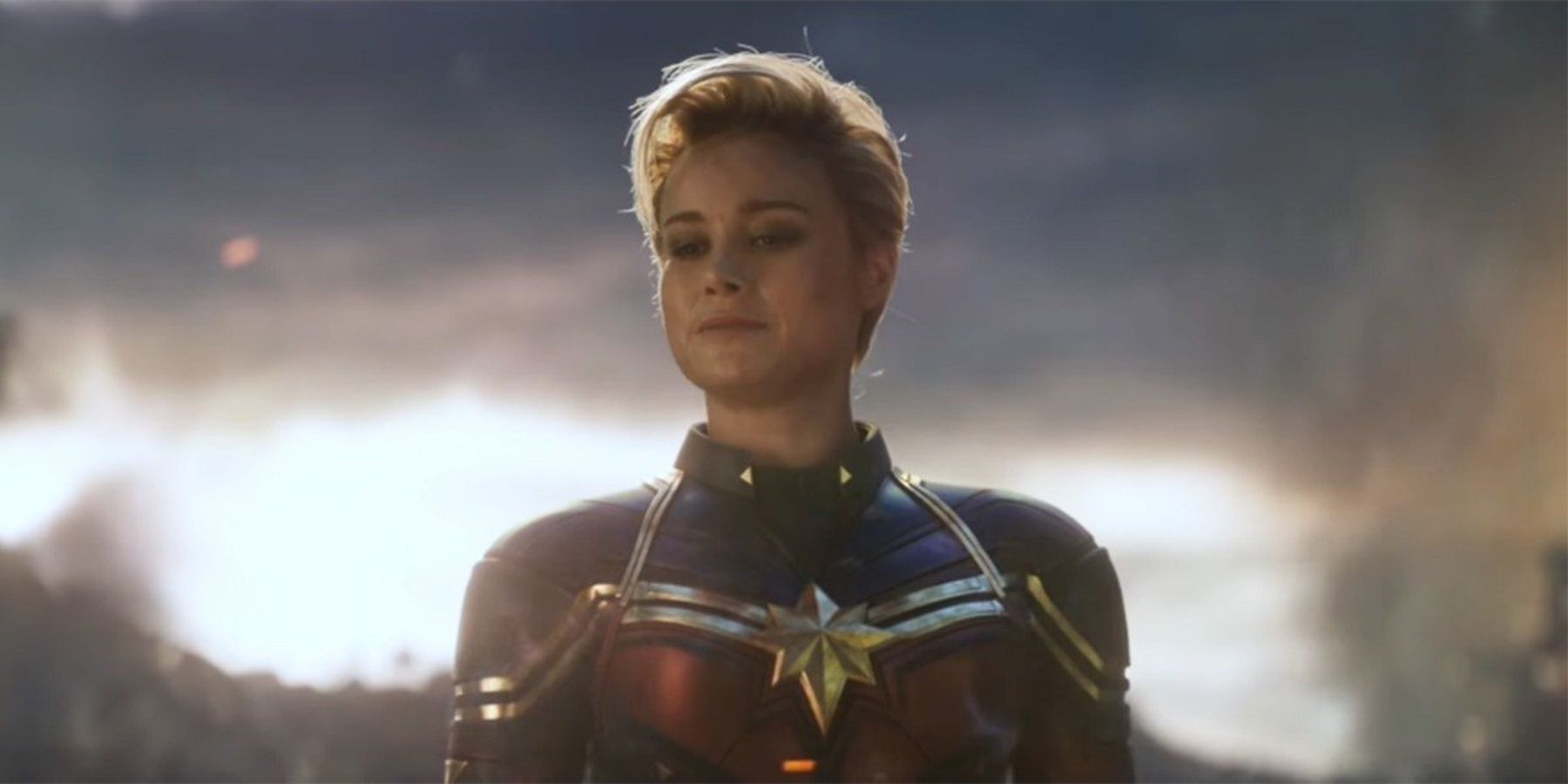 Brie Larson as Captain Marvel in Avengers: Endgame