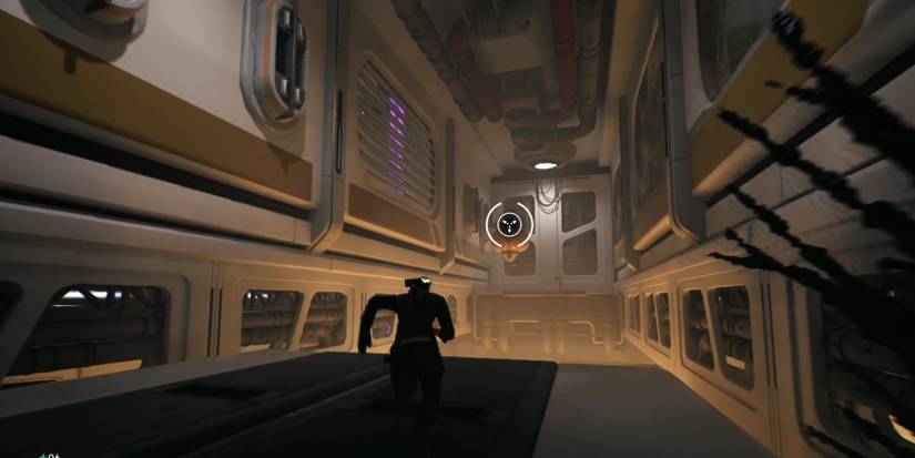 Cal approaches a yellow balloon in Star Wars Jedi: Survivor