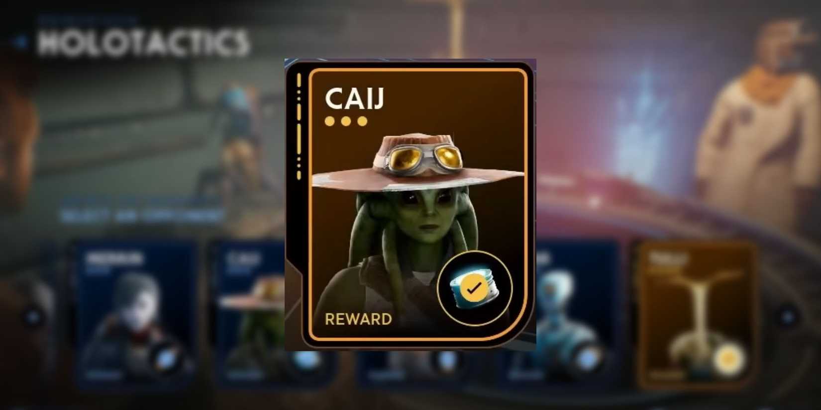 image showing caij in holotactics star wars jedi survivor.