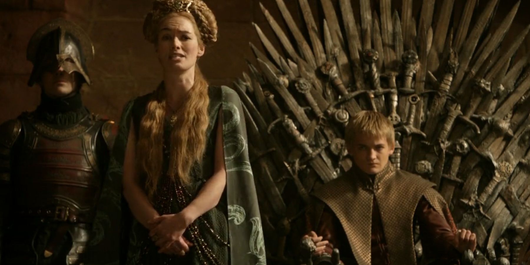 Cersei Lannister and Joffrey Baratheon in Game of Thrones.